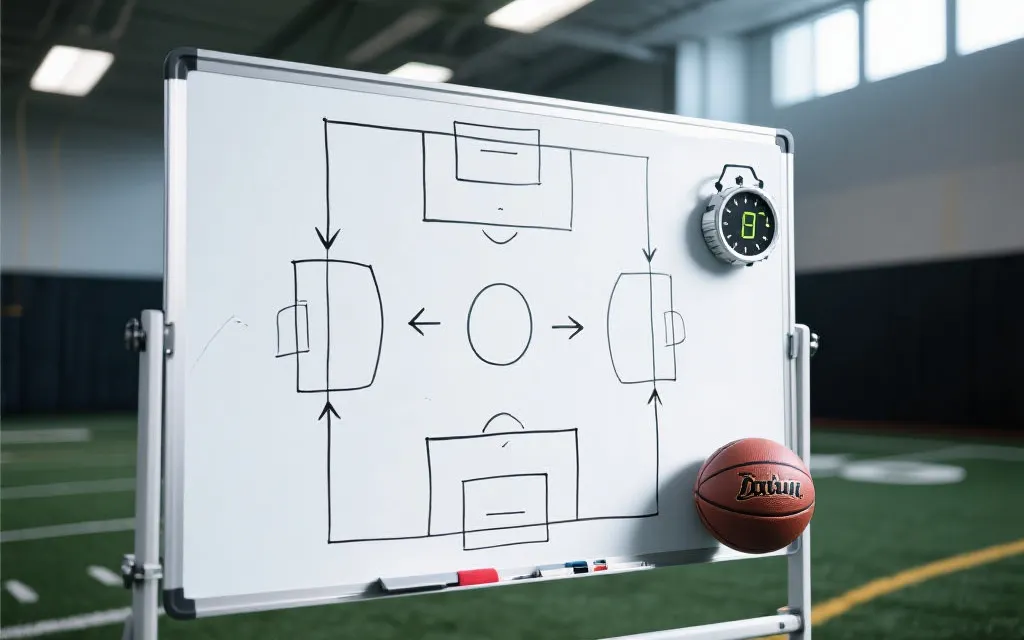 战术板与球员跑位示意的世界杯预测分析视觉占位图